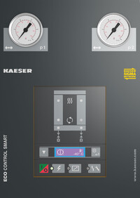 Darbo parametrus ir pranešimus realiuoju laiku galima matyti naudojant „ECO CONTROL SMART“.