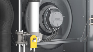 Elektroninis temperatūros reguliavimo vožtuvas apsaugantis nuo kondensato susidarymo.