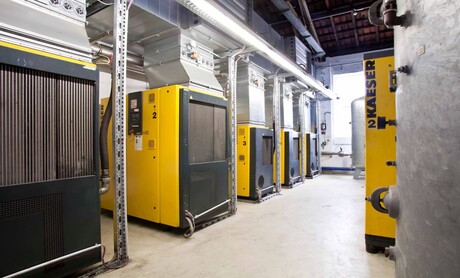 „Kaeser Kompressoren“ suspausto oro pastotė įmonėje „Werner & Merz“