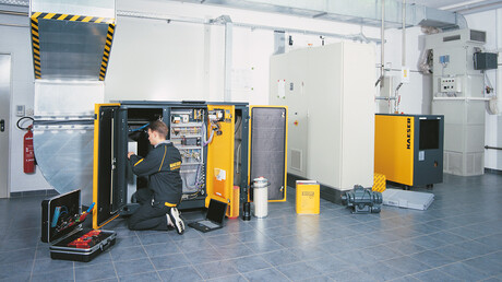 Techninė priežiūra – su KAESER jūs – patikimose rankose