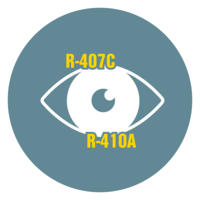 Atkreipkite dėmesį, koks šaltnešis naudojamas Jūsų freoniniame sausintuve.