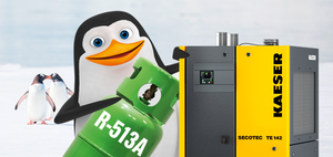 „Kaeser“ kompresorius saugu naudoti, nes jie atitinka fluorintų šiltnamio efektą sukeliančių dujų reglamentą.