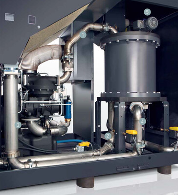 Būgninio sausintuvo i.HOC struktūros schema