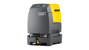 „i.Comp 9 Tower“ su įmontuotomis suspaustojo oro talpomis ir freoniniu sausintuvu su iki 570 l/min.