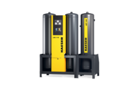 Adsorbcinis sausintuvas kartu su aktyvintos anglies adsorberiu, skirtas suslėgtajam orui be techninių alyvų.